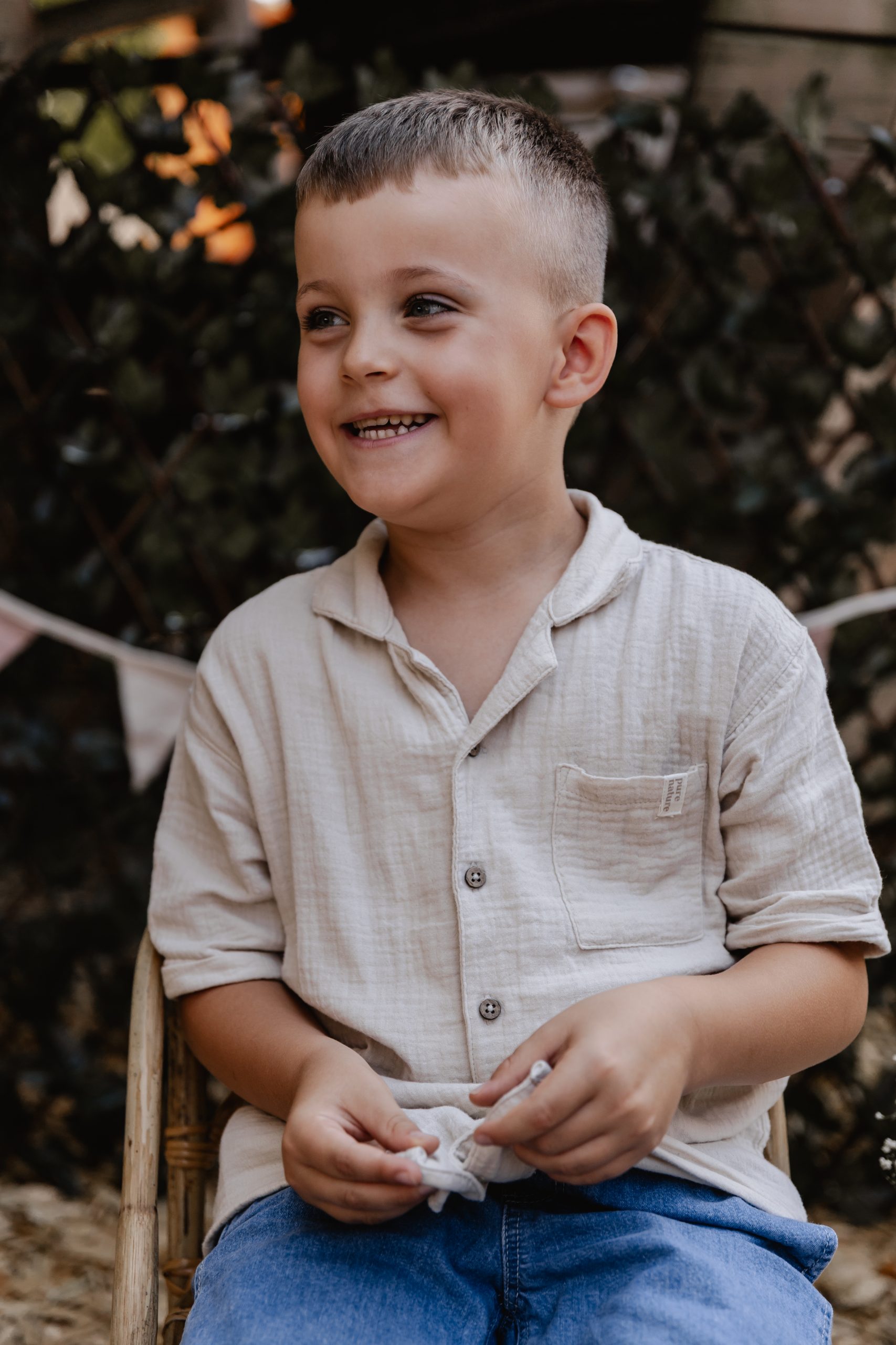 Kindergartenfotografie Kind lacht