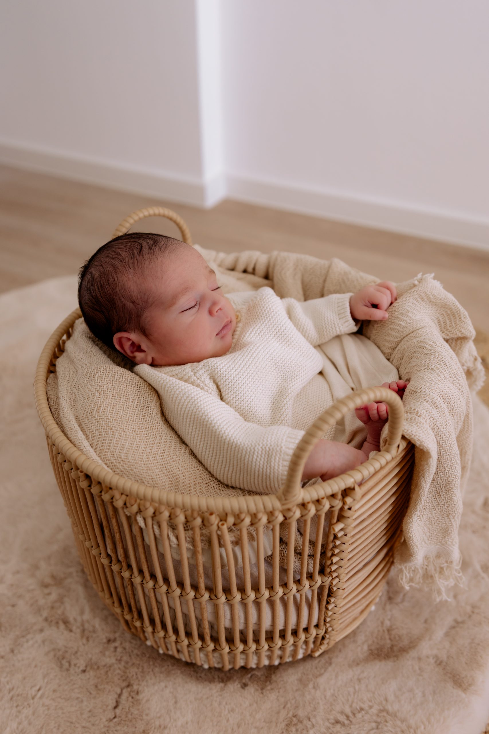 Newbornshooting Studio oder Homestory